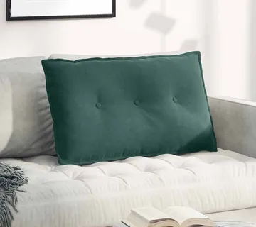 vidaXL Jastuk za leđa Tamnozelena 80 x 50 cm Kordura tekstil - Venlo