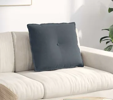 vidaXL Jastuk za leđa Tamnosiva 60 x 50 cm Kordura tekstil - Venlo