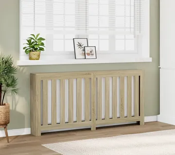 vidaXL Pokrov za radijator hrasta sonome 175x20x82cm konstruirano drvo - Venlo