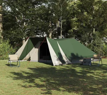 vidaXL Tipi šator 12-osobni Zelena taft - Venlo