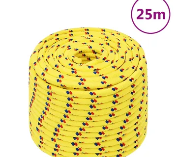 vidaXL Brodski konop žuti 14 mm 25 m od polipropilena - Venlo