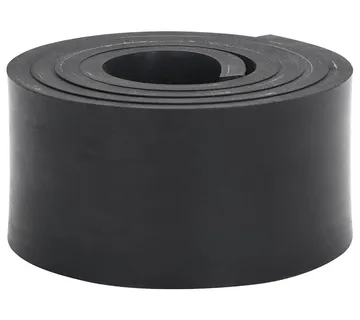vidaXL Gumeni rub za ralicu za snijeg crni 150x10x1 cm - Venlo