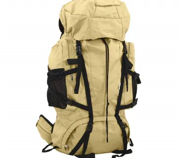 vidaXL Ruksak za planinarenje svijetla kaki 60 L od tkanine Oxford - Venlo
