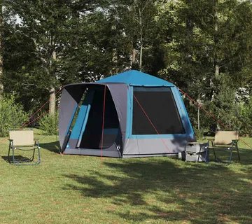vidaXL Kamping šator Kabina Plava 420 x 420 x 227 cm Poliester - Venlo