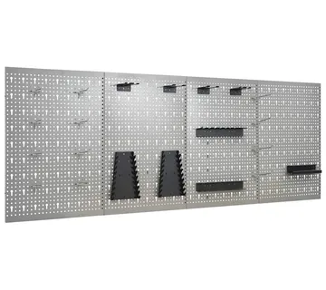vidaXL Zidne ploče za alat 4 kom 40 x 58 cm čelične - Venlo