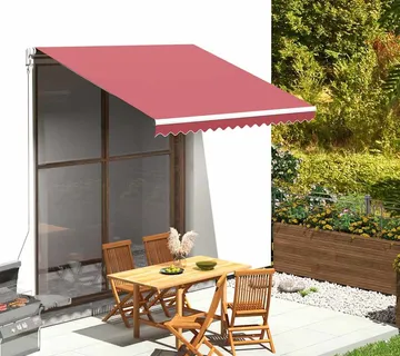 vidaXL Zamjenska tkanina za tendu bordo 300x250 cm poliester - Venlo