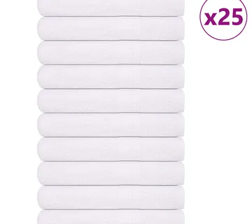 vidaXL Ručnici za saunu FROGN 25 kom bijeli 80x200 cm 360 g/m² - Venlo