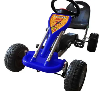 vidaXL Go Kart Auto s Pedalama Plavi - Venlo