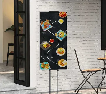 vidaXL Stalci za sajmove 2 kom. Crna 30 x 23,5 x 210 cm Čelik - Venlo