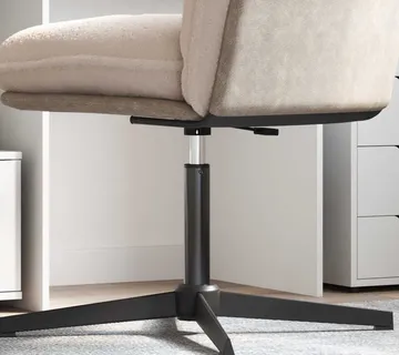 vidaXL Plinski cilindar za uredsku stolicu Crna 355-540 mm Željezo - Venlo
