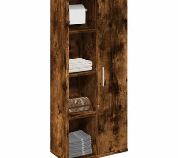vidaXL Kupaonski ormarić s držačem za role boja hrasta 39x22x90 cm - Venlo