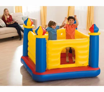 INTEX dječji trampolin na napuhavanje Jump-O-Lene u obliku dvorca PVC - Venlo
