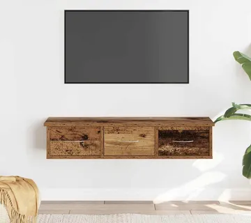 vidaXL Zidni ormarić staro drvo 88x26x18,5 cm konstruirano drvo - Venlo