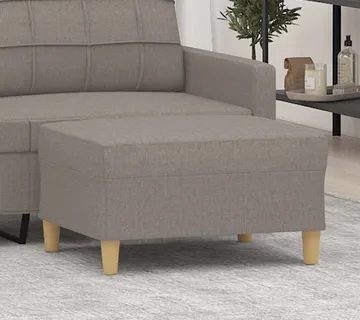 vidaXL Tabure smeđesivi 70 x 55 x 41 cm od tkanine - Venlo