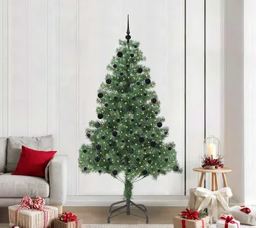 vidaXL Božićno drvce Zelena 210 cm PVC - Venlo