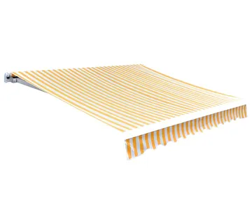 vidaXL Zamjenska tkanina za tendu narančasta i bijela 500x300 cm poliester - Venlo