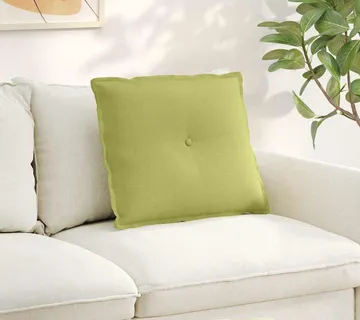 vidaXL Jastuk za leđa Svijetlo zelena 60 x 19 x 50 cm tkanina - Venlo