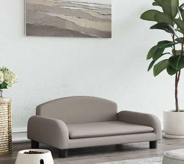 vidaXL Krevet za pse smeđesivi 70 x 45 x 30 cm od tkanine - Venlo