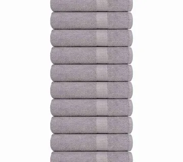 vidaXL Ručnici za kupanje FROGN 10 kom sivi 100x150 cm 360 g/m² - Venlo