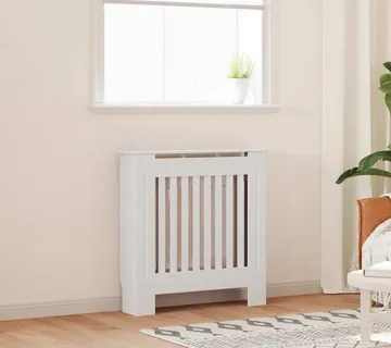 vidaXL Pokrivač radijatora 2 kom. Bijela 78 x 19 x 81,5 cm - Venlo