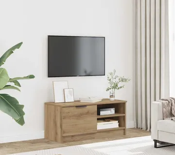vidaXL TV ormarić Artisan hrast 80x35x36,5 cm izrađeno drvo - Venlo