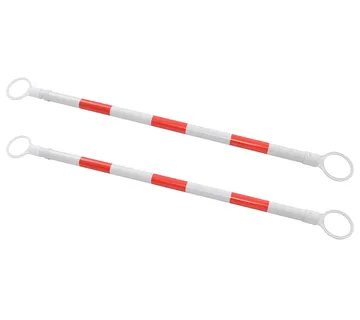vidaXL Uvlačive prečke za prometne čunjeve 2 kom plastične 116-197 cm - Venlo