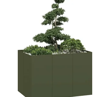 vidaXL Sadilica maslinastozelena 120x80x80 cm od čelika - Venlo