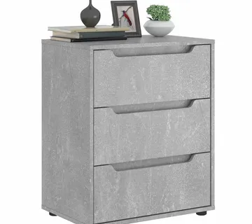 vidaXL Komoda VISNES beton siva 60x40x73 cm konstruirano drvo - Venlo