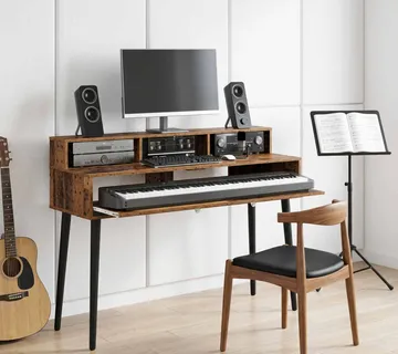 vidaXL Studio radni stol Drvo hrasta 130 x 42,5 x 36 cm - Venlo