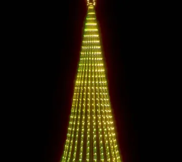 vidaXL LED božićno drvce 475 LED toplo bijelo 247 cm - Venlo