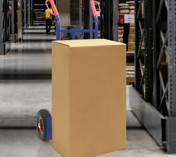 vidaXL Produživi ručni kolica Plava i crvena 57 x 46 x 113 cm Čelik - Venlo
