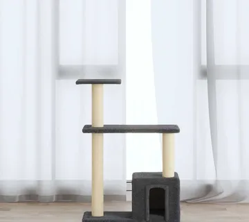vidaXL Penjalica za mačke sa stupovima za grebanje tamnosiva 70 cm - Venlo