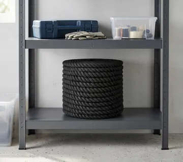 vidaXL Uže od jute 20 mm Crna 100% Juta Tossa - Venlo