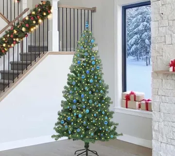 vidaXL Božićno drvce Zelena 240 cm PVC - Venlo