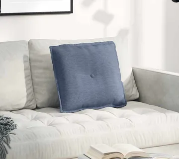 vidaXL Jastuk za leđa Plava 50 x 45 cm Kordura tekstil - Venlo