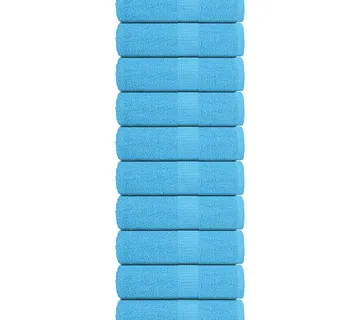 vidaXL Ručnici za goste FROGN 10 kom. tirkizne boje 30x50 cm 360 g/m² - Venlo