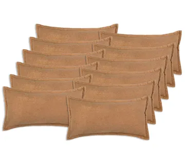 vidaXL Presvlaka za jastuk 12 pcs HOUTEN Bež 40 x 80 cm Bouclé - Venlo