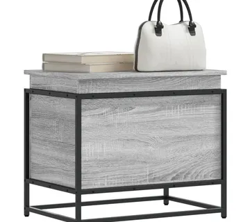 vidaXL Kutija za pohranu s poklopcem siva Sonoma 60x40x51,5 cm - Venlo