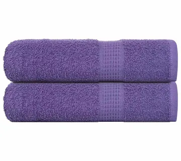 vidaXL Ručnici za tuširanje FROGN 2 kom. ljubičaste 70x140 cm 360 g/m² - Venlo