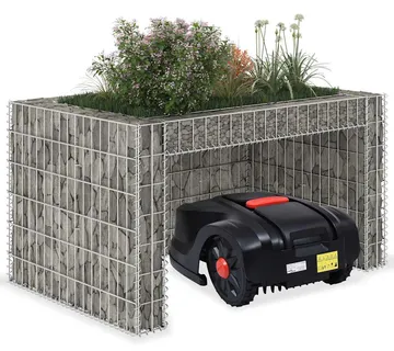 vidaXL Garaža za kosilicu s gredicom 110 x 80 x 60 cm čelična žica - Venlo