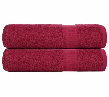 vidaXL Ručnici za ruke FROGN 2 kom. Bordo 50x100 cm 360 g/m² - Venlo