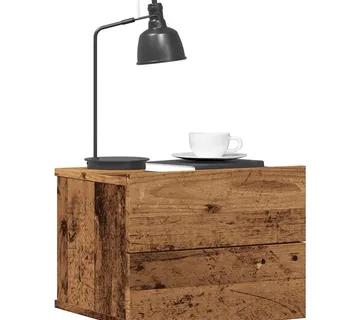 vidaXL Zidni noćni ormarić Old Wood 40x32x30 cm - Venlo
