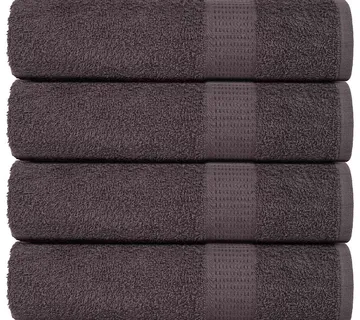vidaXL Ručnici za tuširanje FROGN 4 kom antracit 70x140 cm 360 g/m² - Venlo