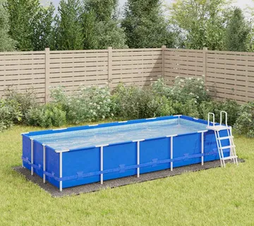 vidaXL Platno za tlo ispod bazena svjetlosivo 550x280 cm poliesterska - Venlo