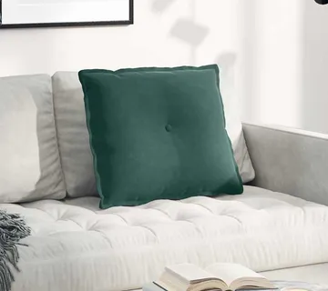 vidaXL Jastuk za leđa Tamnozelena 60 x 50 cm Kordura tekstil - Venlo