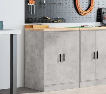 vidaXL Garažni ormar za odlaganje 60x51x85 cm masivne borovine - Venlo