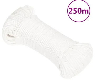 vidaXL Brodski konop svjetlobijeli 3 mm 250 m od polipropilena - Venlo