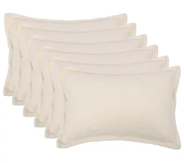 vidaXL Presvlaka za jastuk 6 pcs HOUTEN Krem 50 x 75 cm Bouclé - Venlo