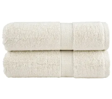 vidaXL Premium ručnici za goste SOLUND 2 kom. krem 30x50 cm 600 g/m² - Venlo