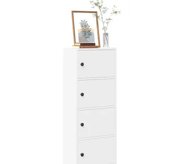 vidaXL Regal za knjige bijeli 40x24x102 cm konstruirano drvo - Venlo